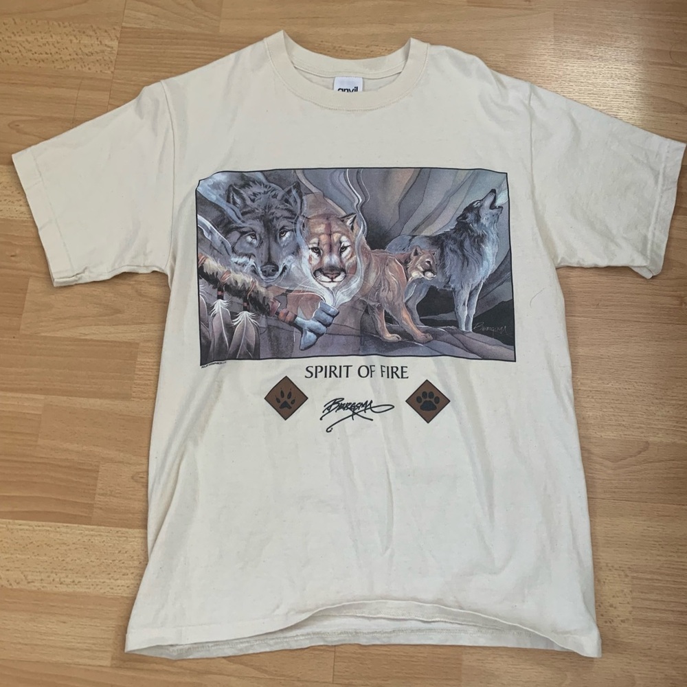 Vintage Single Stitch Anvil Spirit of Fire Tee